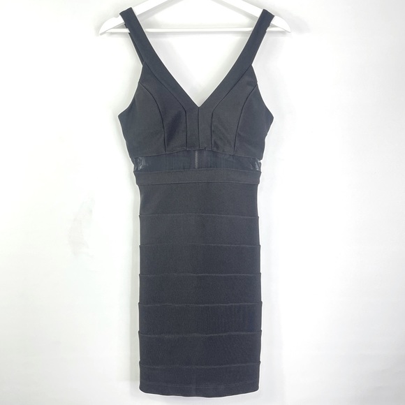 Emerald Sundae Bodycon Black Mini Dress Size Small - Picture 6 of 7